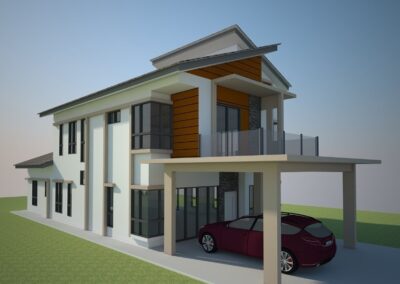 Pelan Cadangan Membina 1 unit Rumah Kediaman 2 Tingkat
